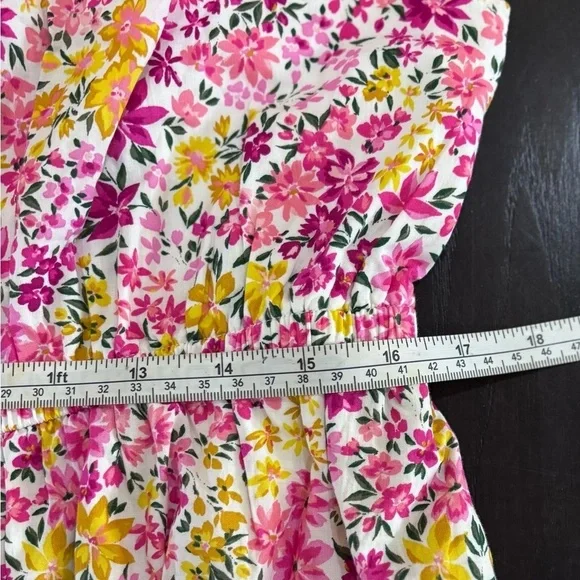 NWT Ponk Floral Print Off The Shoulder Mid-Length Dress  Size 1X 16W/18W - Picture 11 of 15